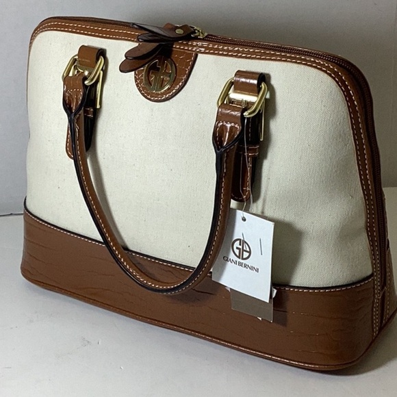 Linen Croc-Embossed Dome Satchel - Picture 8 of 12